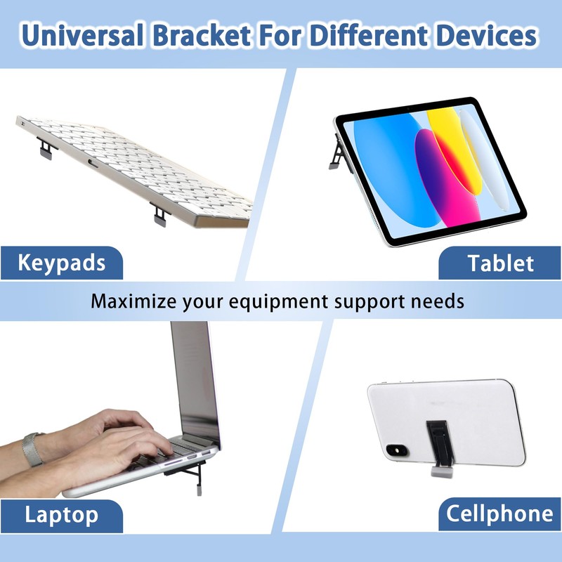 YITOBA 2 PCS Small Keyboard Stand for Desktop, Portable Keyboard