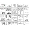 Grena lettering tattoo tattoo stickers 30 sheets, 1 set, B / 그레나 레터링 문신 타투 스티커 30장, 1세트, B