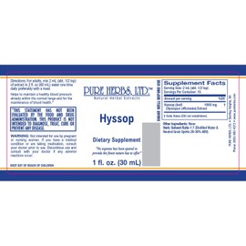 Pure Herbs: Hyssop - 1 oz.