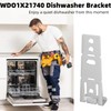 2 Pcs Dishwasher Mounting Bracket WD01X21740, Dishwasher Bracket Compatible with
