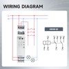 GRM8-02 Electronic Latching Relay, IGEYAPA 16amp Memory Relay Multi-Point Control