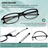 DOOViC 4 Pack Reading Glasses for Women Men Blue Light