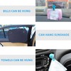 Wevdn 2 PCS Suction Cup Card Bill Clip, Sun Shade