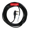 SPARES2GO Universal 2 Core Extra Long Mains Cable Lead Plug