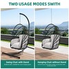 YITAHOME Hanging Egg Chair with Stand, Rattan Wicker Swing Egg
