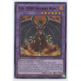 Evil Hero Inferno Wing (Red) - LDS3-EN033 - Ultra Rare - 1st Edition