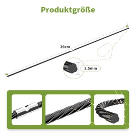 Forever Speed Pack of 28 Trimmer Lines for Bosch AFS 23-37 Brush Cutter, F016800431 Replacement Trimmer Line 39 cm x 3.5 mm Each