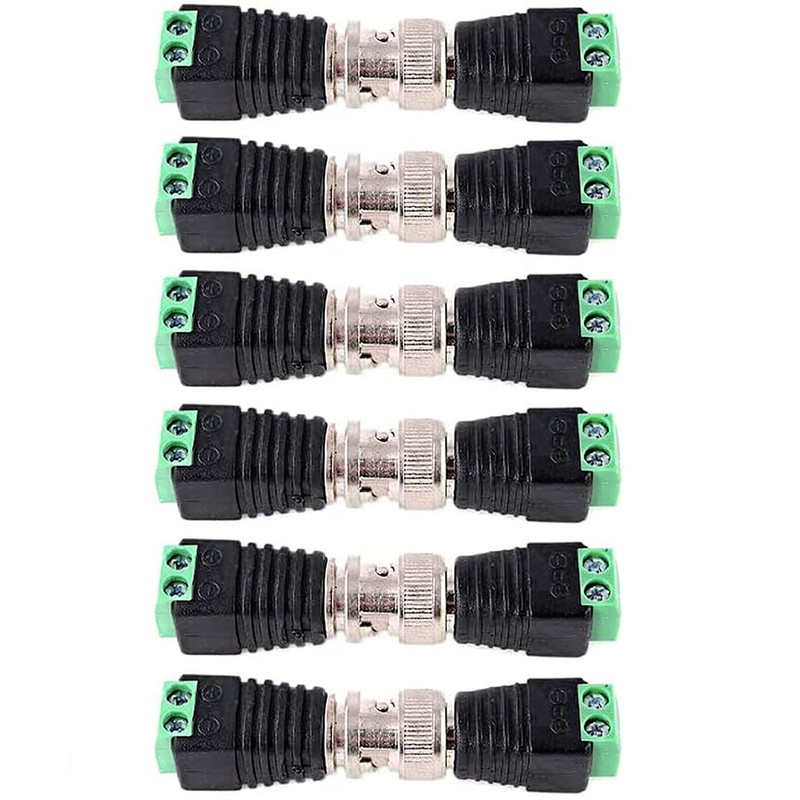 Greluma BNC Female Balun Plug and Camera Connection Adapter for