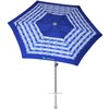 AMMSUN 8ft Fiberglass Ribs Commercial Grade Patio Beach Umbrella with