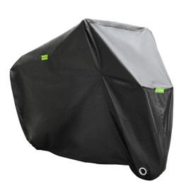 SUPFIVES TECH Motorcycle Cover: Waterproof Sun Dust Motorcycle shelter, 210 D Heavy Duty Motorcycle Tarp Outdoor Protection with Night Reflective & Lock-Holes-2XL(96.5")