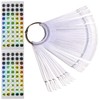 Nail Swatch Sticks with Ring for Nail Color Display Nail