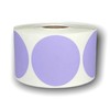 Lavender 2.5 inch (2 1/2") Round Direct Thermal Multi-Purpose Labels