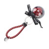 Eternal Flower Keyring Beautiful Rose Pendant Handmade Preserved Keychain for