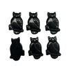 Bacatgem Natural Black Obsidian Owl Figurines Crystals and Healing Stones,Haped