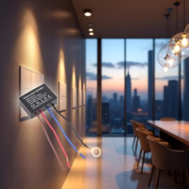 2Pcs for Touch Lamp ON/Off Switch Control Module for Touch Dimmer Switch Repair Kit with 3 Levels Dimming Function Easy to in Touch Lamp Switch Adapter On Off Replacement Led 3 Way Wall Switches