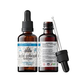 Blue Cohosh Tincture, Organic Blue Cohosh Extract (Caulophyllum Thalictroides)