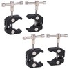 Rubonarie Pipe Clamp Clamp Mount (Black, 4 Pieces)