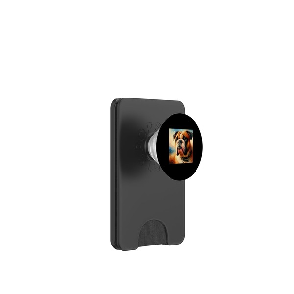 Bulldogge Hunderasse niedlich PopSockets PopWallet für MagSafe