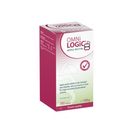OMNI LOGIC OMNi LOGiC Apple Pectin | 180 Capsules | Dietary Fibre | Natural Apple Pectin: Swells in The Stomach and intestine | Vegan | Gluten-Free | Lactose-Free
