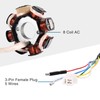 GOOFIT Ignition Stator Magneto 8 Coil 5 Wires Replacement For