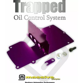 Massive Speed System MSS Trapped Oil Control Pan Baffle Duratec Focus 2.3 2.5 w/ Balance Shaft Delete