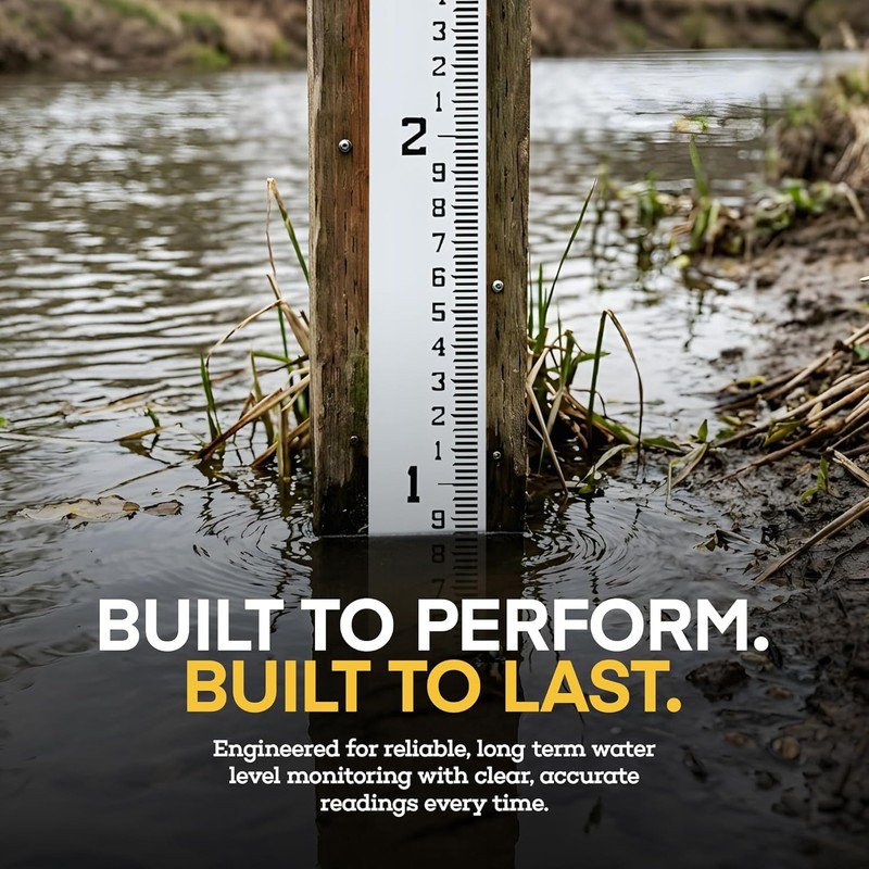 AdirPro 4" Wide Stream Gauge - Heavy Duty & All