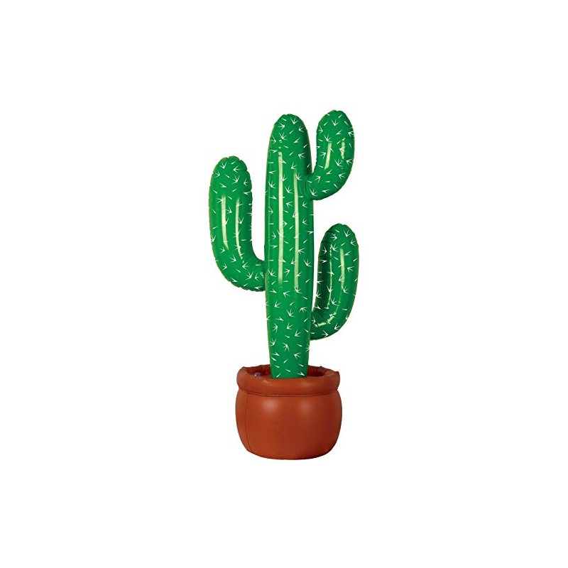 Inflatable Cactus 86cm Party Prop Accessory Mexican Fiesta Hawaiian Beach
