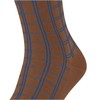 FALKE Men's Modern Tailor M So Cotton Patterned Socks, Braun
