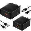 Quick (2Pack) 18W Charge USB Wall Kit Compatible with Beats
