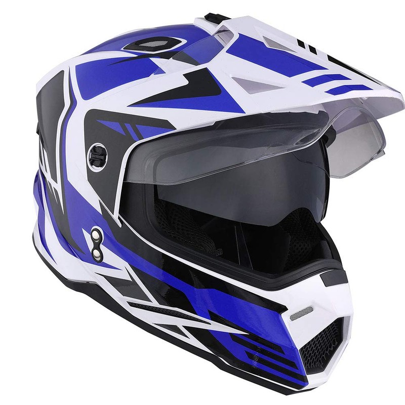 1Storm Dual Sport Motorcycle Motocross Off Road Full Face Helmet