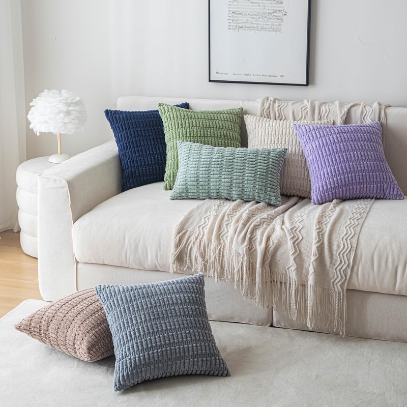 SHITURRE Decorative Throw Pillow Covers for Couch Bed Sofa Livingroom,