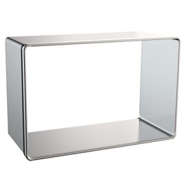 Rectangle Cookie Cutter Set 8-Piece 1.5" to 5" by QAAQS