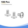 sourcing map #10-24 x 3/8" Truss Head Phillips Machine Screws,