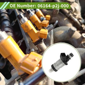 HOPESPANNER Kein. 06164-p2j-000 Kraftstoffeinspritzdüse für Honda Civic Si 1.6 1999-2000 Flow Match Black Kraftstoffdüse 1 Stk