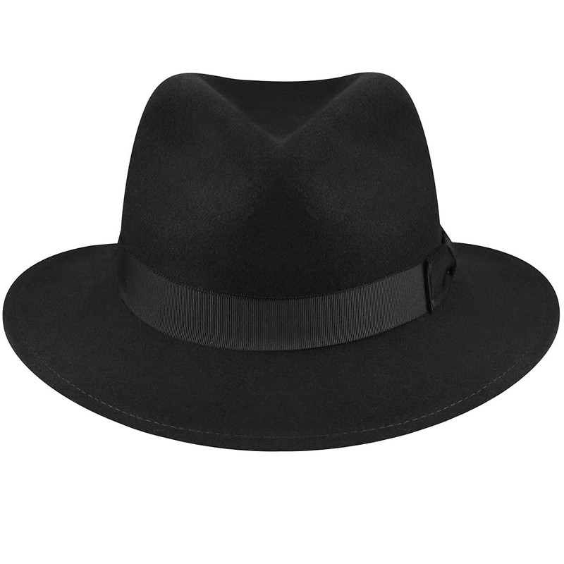 Bailey Curtis Litefelt® Fedora - Black/XXL