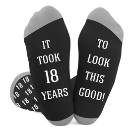 18th Birthday Gifts for Boys,Unusual 18th Birthday Gifts for Him,18 Year Old Boy Gifts Ideas,Gifts for 18 Year Old Male Boyfriend Brother 18th Birthday Present for Son Nephew Boys 18th Birthday Sock