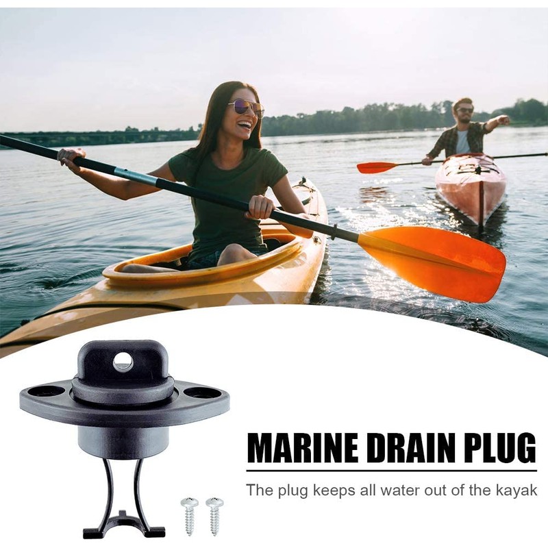 PowerLift Boat Plug, Portable Kayak Drain Plug Set Plug Thread