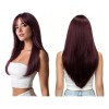 Peluca Morado Cereza Lacia 60cm Resistente Al Calor