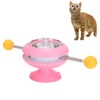 Windmill Spring Interactive Cat Catnip Toy Funny Cat Turntable Teasing