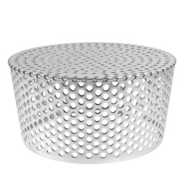 PVC Termination Cap Mesh Screen Vent Cover for 6.3"-7.09" Inner Diameter Round Furnace, 304 Stainless Steel Roof Vent Cap for Conical Exhaust Pipe (180mm×160mm×90mm/7.09"×6.3"×3.54")