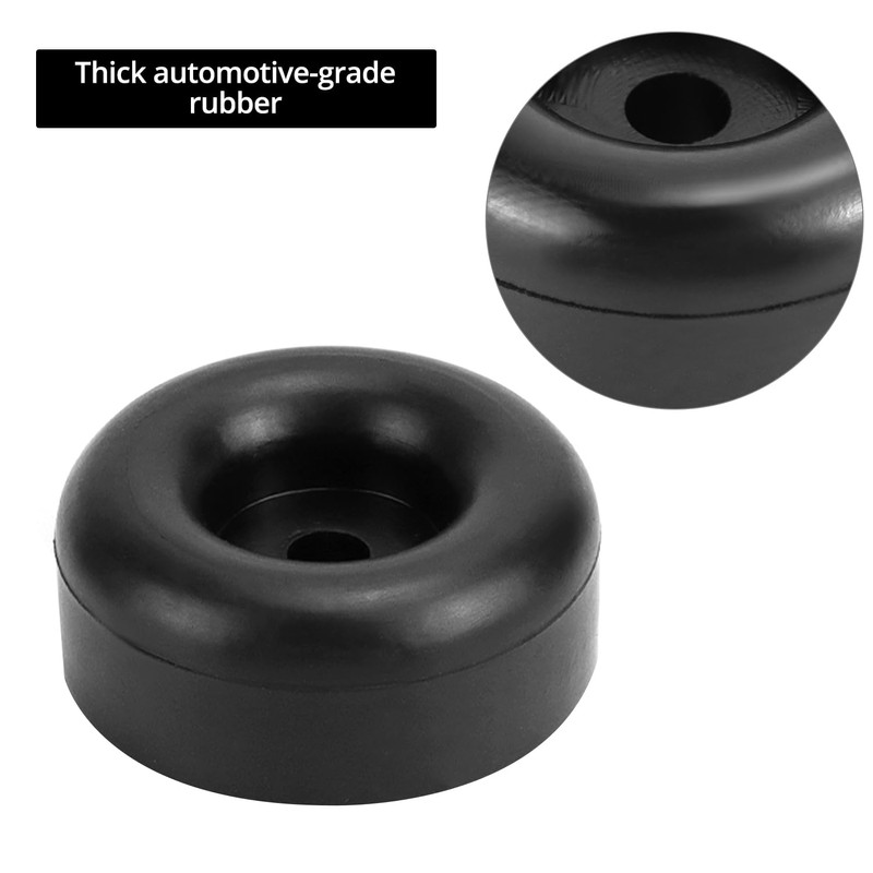 QWORK Trailer Ramp Door Bumper - 8-Pack Automotive-Grade Rubber Bumpers,