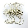 Ornament Hooks Electroplate Metal Wire Hooks Ornament Hangers with for