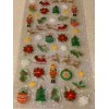Hobby Lobby CHRISTMAS CRAFTS STICKERS CHRISTMAS MINI EPOXY STICKERS POINSETTIAS,