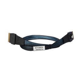 ICY DOCK MB406L-B Data Cable - 1x SlimSAS SFF-8654 8i to 1x SlimSAS SFF-8654 8i Length 50 cm