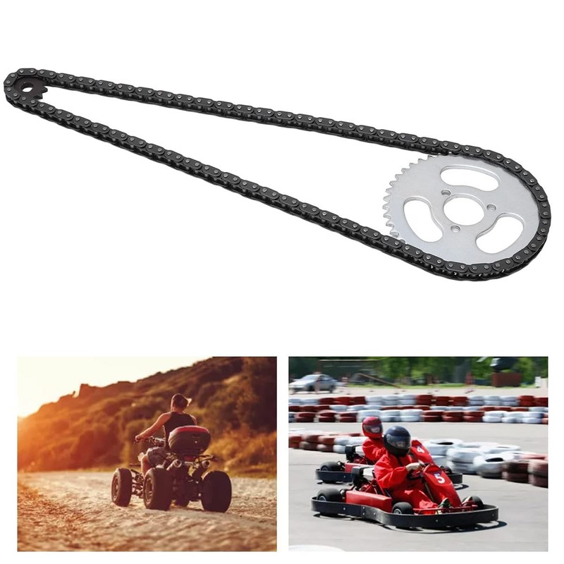 Tiardey Front and Rear T8F Sprocket Chain Set Steel Replacement