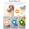 8 Pack Vegetable Cutter Shapes Cookie Cutters Set, Push‑Type,Green Pink