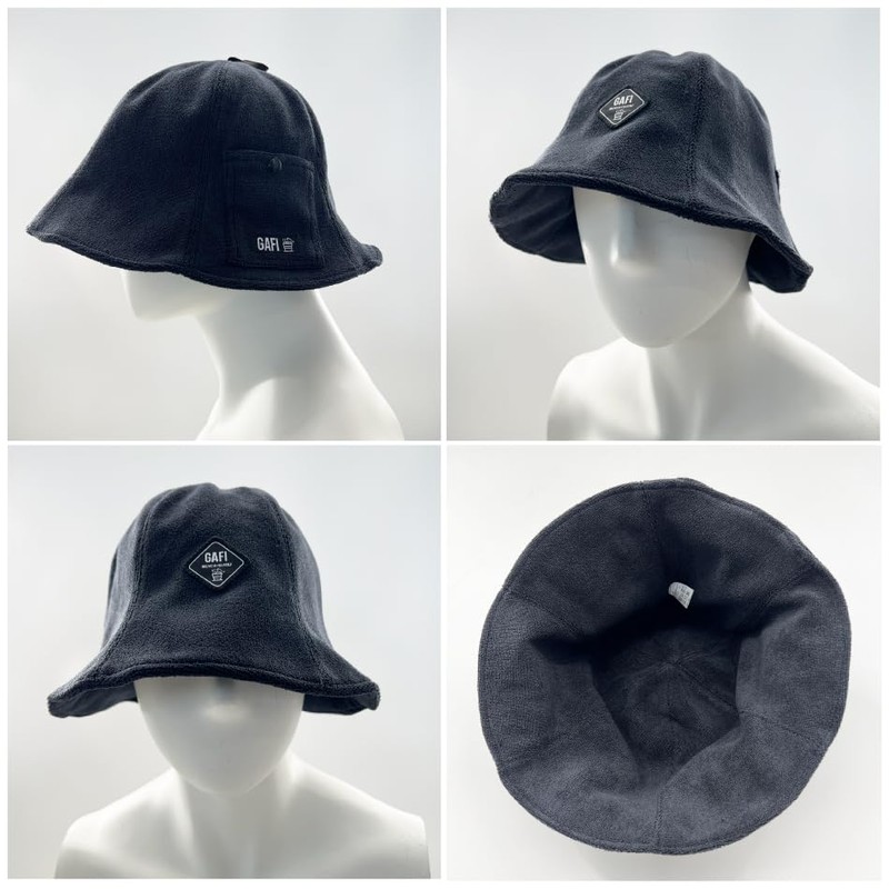 GAFI Sauna Hat, Terry Fabric, Water Absorbent, Men's, Women's, Sauna