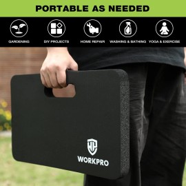 WORKPRO Extra Thick Kneeling Pad Soft Foam Cushioning for Knee Workout Supplies