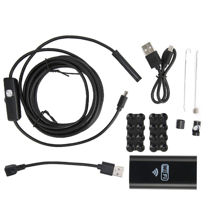 Wireless Inspection Camera IP67 Waterproof 720P HD WiFi Endoscope with