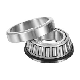 sourcing map LM67000/LM67048L Tapered Roller Bearing Cone and Cup, 32mm Bore x 59mm OD x 18mm Thick, Chrome Steel Taper Bearing Set, ABEC-3